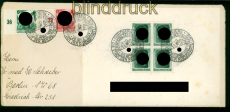 dt. Reich Mi # Bl. 7 MiF mit 632/33 SSt. Nrnberg 1937 nach Berlin (56366)