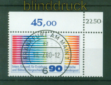 Bund Mi # 1053 KBWZ Hrgeschdigten-Kongre Hamburg (56638)