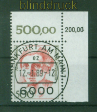 Bund Mi # 1397 KBWZ 500 Pfg. Frauen Alice Salomon (56658)