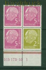 Bund Zusammendruck Mi # W  11 HAN postfrisch Heuss (56669)