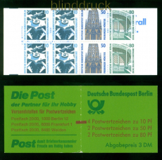 Berlin Markenheftchen Mi # 14 mZ postfrisch Sehenswrdigkeiten (56339)