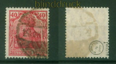 dt. Reich Mi # 145 I gestempelt geprft Bauer BPP (56980)