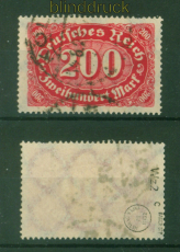 dt. Reich Mi # 248 c gestempelt geprft Bauer BPP (57001)