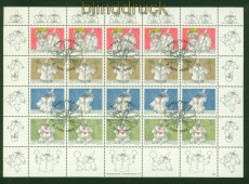 Liechtenstein Mi #  1173/76 gestempelter Klbg Gru�marken Spa� am Brief (56526)