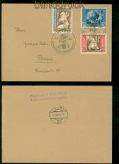 dt. Reich Mi # 820/23 Sonderstempel Satz-Brief Wien 24.10.1942 nach Bremen(56882