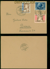 dt. Reich Mi # 820/23 Sonderstempel Satz-Brief Wien 24.10.1942 nach Bremen(56883