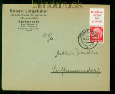 dt. Reich Mi # S 143 EF Fernbrief Hennef 13.5.1931 nach Seifhennersdorf (56934)
