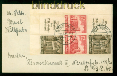 dt. Reich Mi # S 265 + 269 zusammenhngend MiF Ortsbrief Breslau 28.6.1941(56940