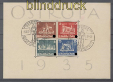 dt. Reich Mi # Block  3 Ostropa-Block gestempelt Sonderstempel (46226)