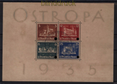dt. Reich Mi # Block  3 Ostropa-Block (*) ohne Gummi  (52037)