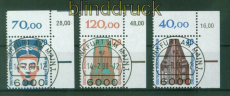 Berlin Mi # 814/15 + 816 gestempelt KBWZ Sehenswrdigkeiten (III) + (IV) (56696)