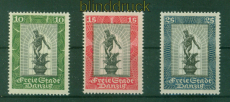 Danzig Mi # 217/19 mit 219 b postfrisch Intern. Briefmarkenausstellung (56843)