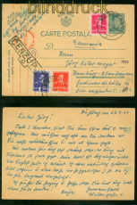 Rum�nien Auslands-Zensur-Postkarte Sebes-Alba 22.9.1941 nach Hamburg (57091)