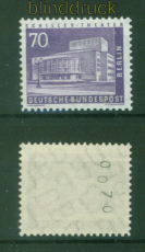 Berlin Mi # 152 R postfrisch Berliner Stadtbilder (II) mit rckseitiger Nr(56675
