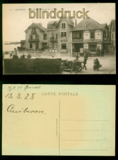 Quiberon sw-AK Place Hoche et Entree de la Plage nicht gelaufen 1928 (a2285)