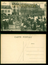 Quimper sw-AK La Place St.-Mathieu La Caserne nicht gelaufen (a2286)