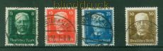 dt. Reich Mi # 403/06 gestempelt Deutsche Nothilfe 1927 (56447)
