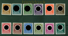 dt. Reich Dienst Mi # 166/77 postfrisch ohne Wasserzeichen (55680a)