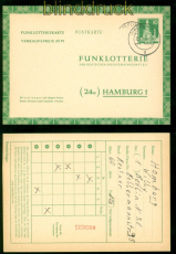 Berlin Funklotteriekarte Mi #  FP 5 gestempelt 12.12.1960 (57108)