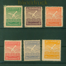 Lokalausgaben Falkensee Mi # 1/6 postfrisch/ungebraucht Ortswappen (57169)
