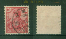 dt. Reich Mi # 56 b gestempelt geprft Jschke-l. BPP (57187)