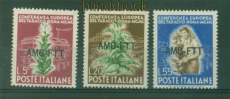 Triest Zone A Mi # 115/117 postfrisch Europische Tabak-Konferenz (57124)