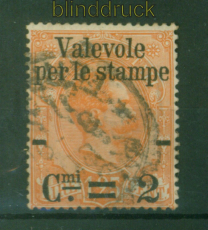 Italien Mi #   65 gestempelt Aufdruckmarke 20 C auf 1,25 Lire (57243)