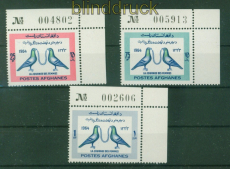 Afghanistan Mi #  935/37 postfrisch Tag der Frau (57275)