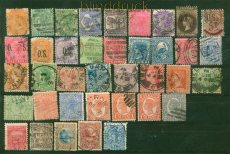 Australien kleines gestempeltes Lot Alt-Australien mit etwas Neuseeland (57244)