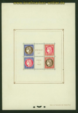 Frankreich Mi # Block   3 PEXIP 1937 postfrisch (42075)