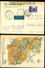 Ungarn Erstfug Interflug Budapest - Guinea Sonderkarte 1967 (57314)