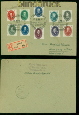 DDR Mi #  261/70 Satz-R-Brief SSt. Berlin 250 Jahre Deutsche Akademie (57393)