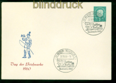 Berlin Privat-Umschlag PU 21/2 Tag der Briefmarke 1960 SSt. 7 Pfg. Heuss (57505)