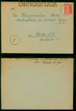 SBZ Mi #  97 A ba t EF Fernbrief Wnschendorf 17.12.1945 gepr. Strh BPP (57358)