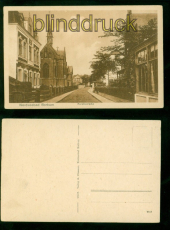Borkum Nordseebad sw-AK Kirchstrasse ungebraucht (d10318)