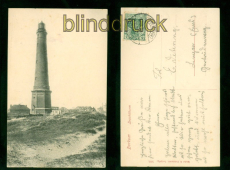 Borkum sw-AK Leuchtturm 30.5.1913 nach Lingen (d10319)