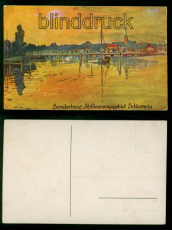 Sonderburg farb-AK Abstimmungsgebiet Schleswig ungebraucht (d10327)
