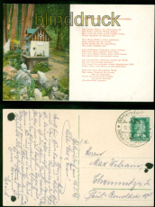 Grbersdorf in Schlesien farb-AK Buschmhle 1927 nach Chemnitz (d10331)