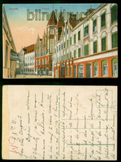 Gleiwitz in Schlesien farb-AK Postamt (d10332)