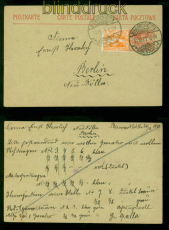 Oberschlesien GSK P 3 und 20 MiF aus Bismarckhtte 31.12.1921 nach Berlin(57562)