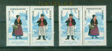 DDR Mi # 1074/75 WZd 144 und 145 postfrisch Volkstrachten (I) (57920)