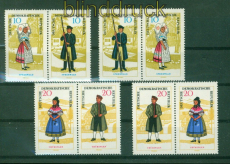 DDR Mi # 1076/79 WZd 146/49 postfrisch Volkstrachten (I) (57923)