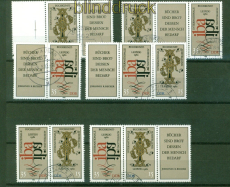 DDR Zusammendrucke Mi # 2697/98 gestempelt WZd 528/33 IBA Leipzig (57926)