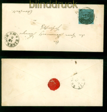 Thurn & Taxis Mi # 4 EF Eisenach # Stempel 231 nach Arnstadt (57930)