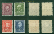 Bund Mi #  117/20 postfrisch Helfer der Menschheit 1949 gepr. Schlegel BPP(58044