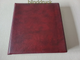 Lindner roter Ringbinder 1104-W mit 10 x 802 204 + 40 x 802 208 gebraucht(59106)