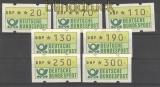 Bund ATM 1981 Mi # 1 Versandstellensatz 2 postfrisch (21200)