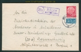 Landpoststempel Mrse ber Fallersleben 1955 (26698)