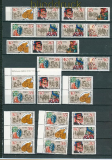 DDR Zusammendrucke Mi # 2716/21 postfrisch WZd 534 - SZd 254 Volksbruche (26469)