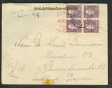 Dänemark Auslands-Zenaur-Brief 1947 Riemer A-27 (24588)